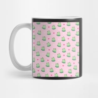 Kawaii Frogs Pattern Mug